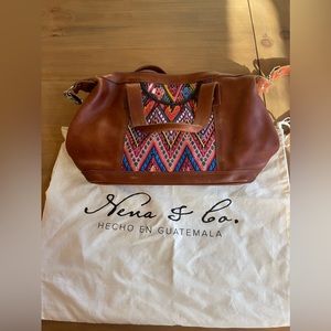 Nena and Co. Leather Sonia Carryall Bag
